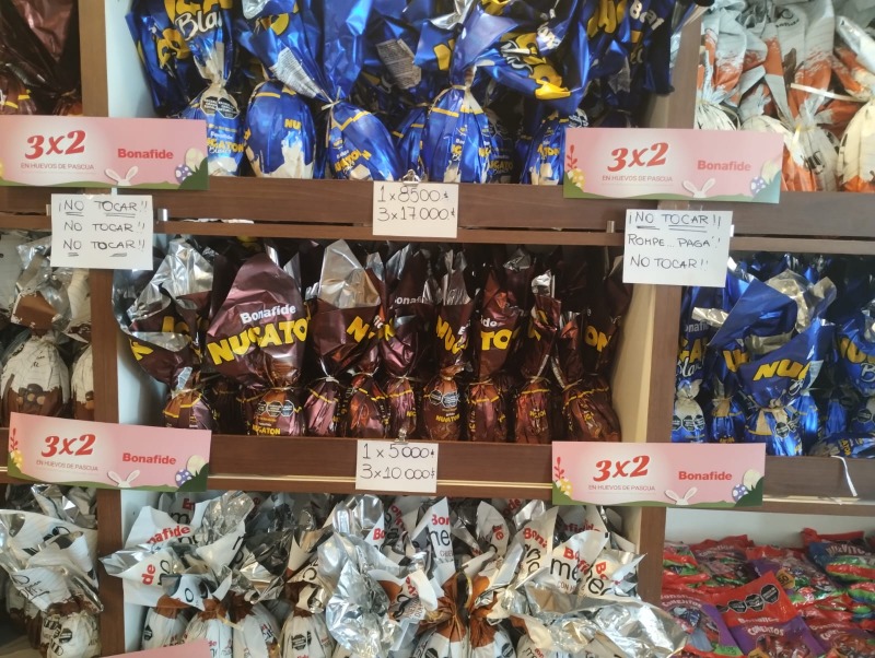 Huevos de chocolate y lo que cuestan para las Pascuas